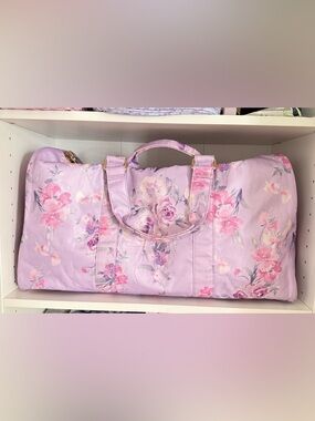 Stoney clover loveshackfancy hibiscus floral duffle and strap
